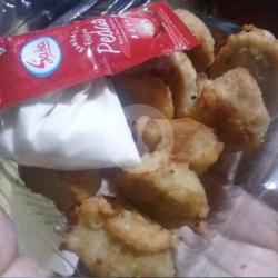 Bakso Goreng Tepung (bakso Gondrong) Mayo   Saus