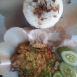 Telor Dadar Pete   Nasi