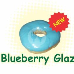 Donat Bakar Blueberry Glaze