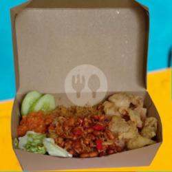 Nasi Kulit Balado Terikacang