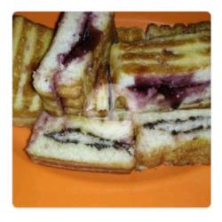 Roti Bakar Blubery,coklat,susu