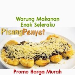 Pisang Penyet Keju Coklat