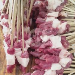 40 Tusuk Sate Sapi Daging Dan Lemak