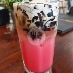 Es Cincau Sirup Merah