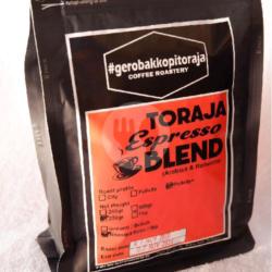 Toraja Espresso Blend (arabica Robusta) 250gr Biji / Bubuk