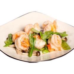 Stir-fried Prawn With Snowpeas S