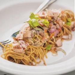 Spaghetti Aglio Tuna Sambal Matah