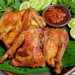 Paket Berdua Nasi Ayam Tambah Gedi Penyetan Bumbu Kuning Tahu Tempe