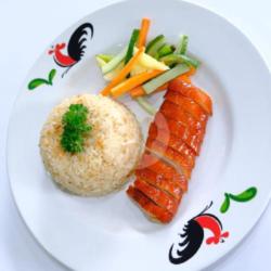 Nasi Putih/hainam Bebek Panggang