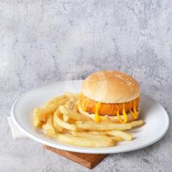 Hemat Cheesy Chicken Burger