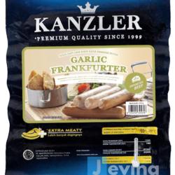 Kanzler Garlic Frankfurter 300g Isi 6pcs