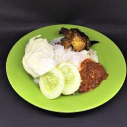 Nasi Ayam Kecil Sambal Lalap