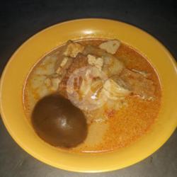 Bubur Sambel Goreng Telor Bacem