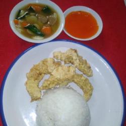 Nasi   Capcai   Ikan Asem Manis