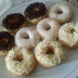 Donat Gula Top Keju Coklat Isi 6 Pcs