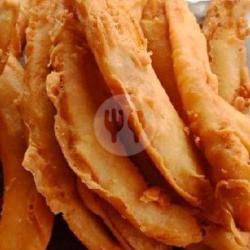 Pisang Goreng Tanduk Crispy Keju Grentea