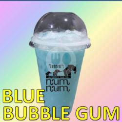 Blue Bubble Gum Milk Iced