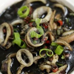 Sotong Masak Hitam   Nasi Uduk