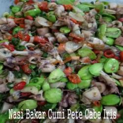 Nasi Bakar Cumi Pete Cabe Iris(m)