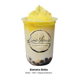 Dalgona Banana Boba