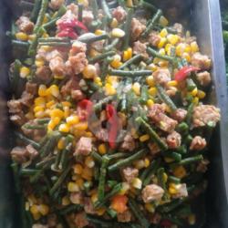 Tumis Kacang Panjang Tempe