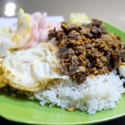 Nasi Gila   Daging Sapi