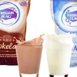 Susu Frisen Flaq Panas Coklat/putih