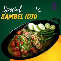 Sosis Sambel Idjo   Lalapan