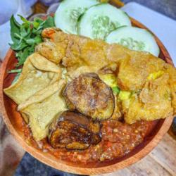 Nasi Telur Tahu Penyet Sambal Terasi