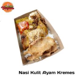 Nasi Kulit Ayam Kremes