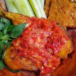 Ayam Penyet Paha Tanpa Nasi