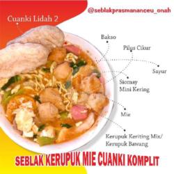 Seblak Kerupuk Mie Cuanki Komplit