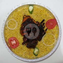 Nasi Mandhi Tampah 2 Porsi Mix Kambing Panggang Ayam Bakar Paket Super Besar