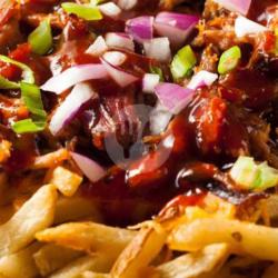 Bbq Shredded Chicken Loaded Fries