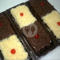 Brownies Toping Cokelat Keju Ful