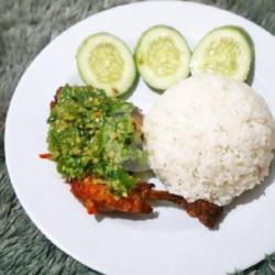 Paket Ayam Penyet Sambal Ijo