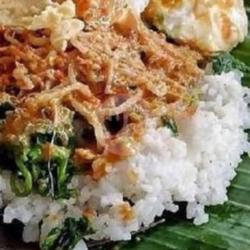 Nasi Pecel Ayam Crispy