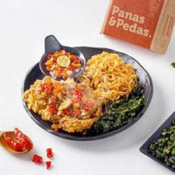 Paket Indomie Goreng Ayam Krispy Medium Sambal Rempah