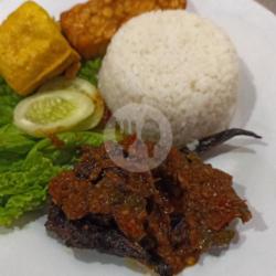 Paket Sambal Belut Goreng Sambal Terasi Ijo Tahu-tempe ( Isi 2)