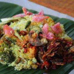 Nasi Sayur Ikan Teri Sambal