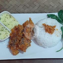 Spicy Honey Chicken Tender With Rice