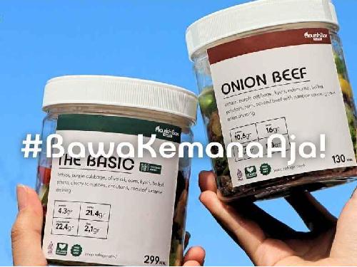 Nourish Box (Salad in Jar), Bendungan Walahar