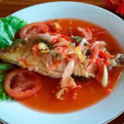 Ikan Laut Goreng Saos Cabe Pedas