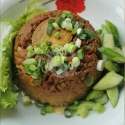 Nasi Tim Ayam Telur Kecap Halal