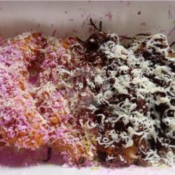 Pisang Crispy Duo, Taro - Coklat, Keju Susu 11 Pc