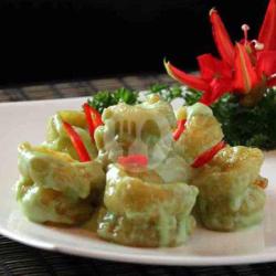 Deep Fried Prawns In Wasabi