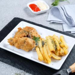 Platter Chicken Wings   French Fries