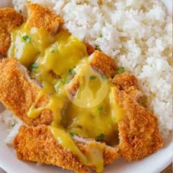 Chicken Katsu Cheese Sauce