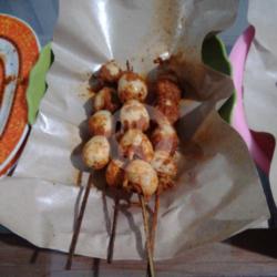 Nasi Sate Telur Puyuh Bakar Tahu/tempe