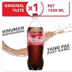 Cola Cola 1500 Ml Dingin Dan Netral